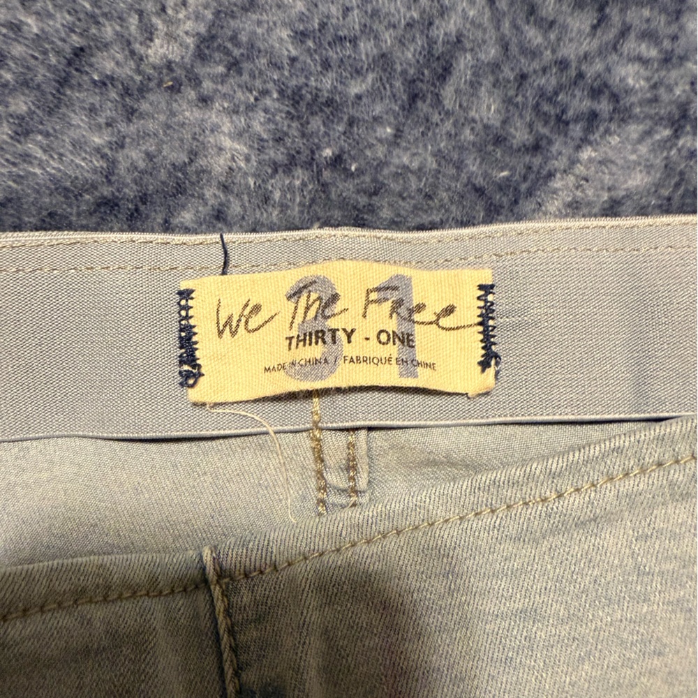 Free People We The Free Light Blue Denim